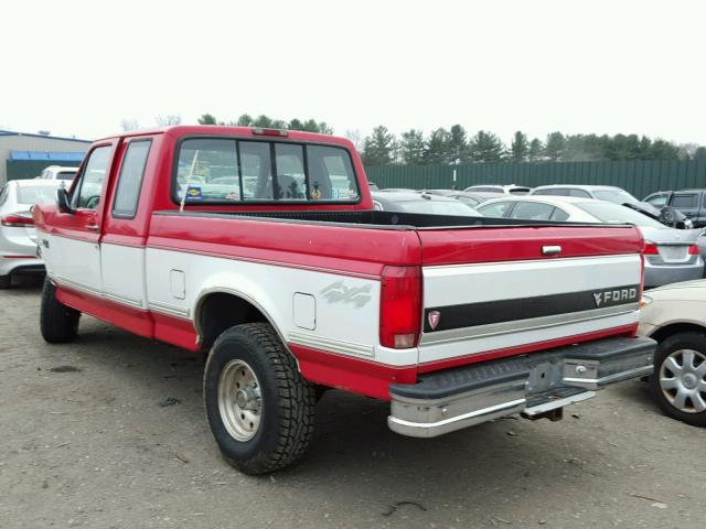 1FTEX14N0SKB15752 - 1995 FORD F150 RED photo 3