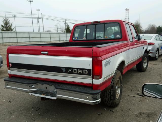 1FTEX14N0SKB15752 - 1995 FORD F150 RED photo 4