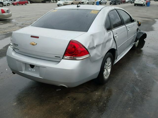 2G1WA5E35F1124875 - 2015 CHEVROLET IMPALA LIM GRAY photo 4