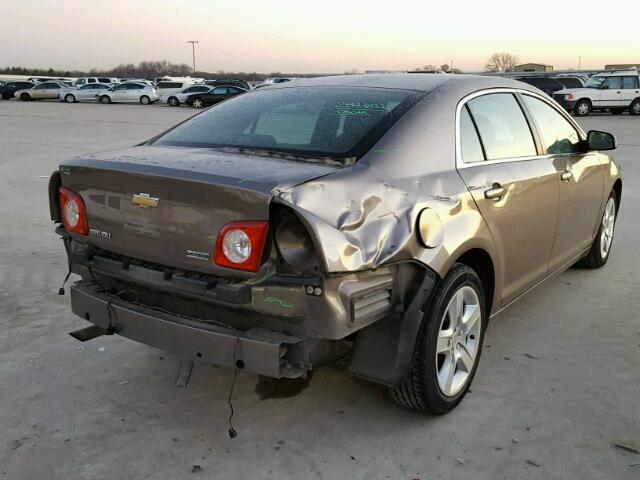 1G1ZA5E0XAF287235 - 2010 CHEVROLET MALIBU LS BROWN photo 4