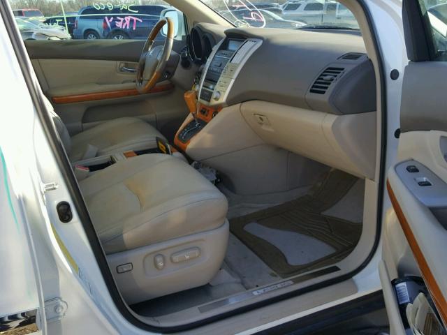 2T2HK31UX8C090822 - 2008 LEXUS RX 350 WHITE photo 5