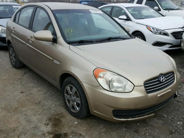 KMHCN46C47U124326 - 2007 HYUNDAI ACCENT GLS GOLD photo 1