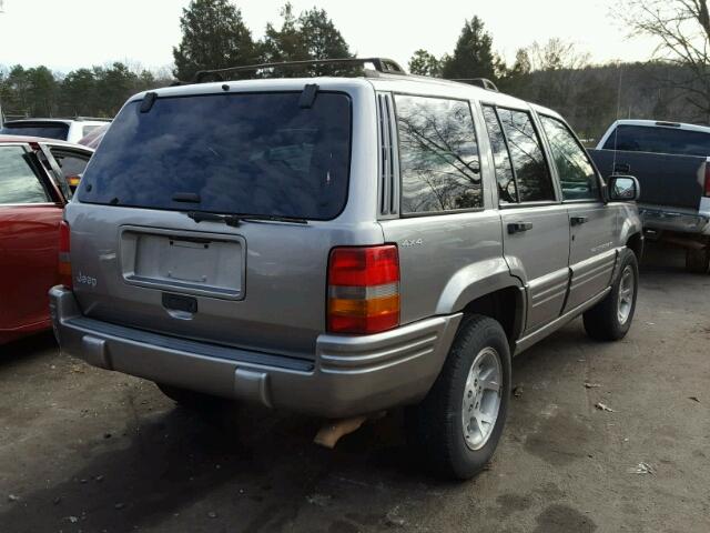 1J4GZ78S4WC163299 - 1998 JEEP GRAND CHER GRAY photo 4