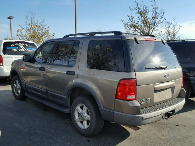 1FMDU63W03ZA79674 - 2003 FORD EXPLORER X BEIGE photo 3