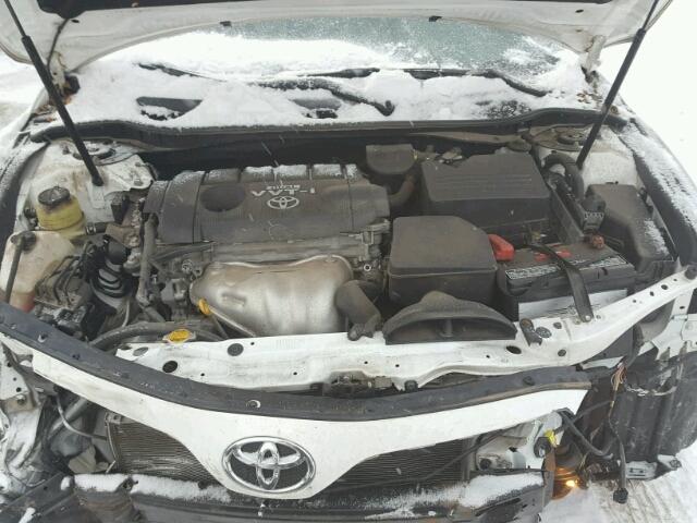 4T4BF3EK6AR042476 - 2010 TOYOTA CAMRY BASE WHITE photo 7