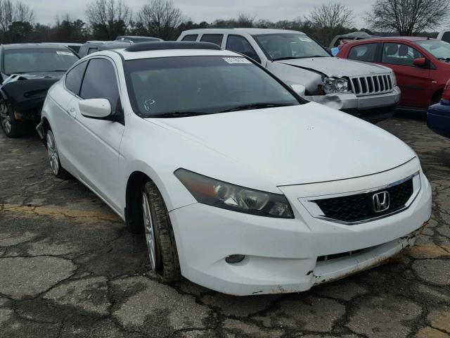 1HGCS22848A010267 - 2008 HONDA ACCORD EXL WHITE photo 1