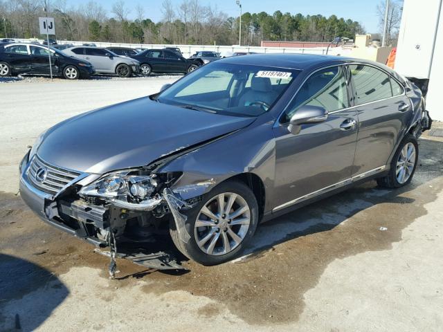 JTHBK1EG1C2473069 - 2012 LEXUS ES 350 GRAY photo 2