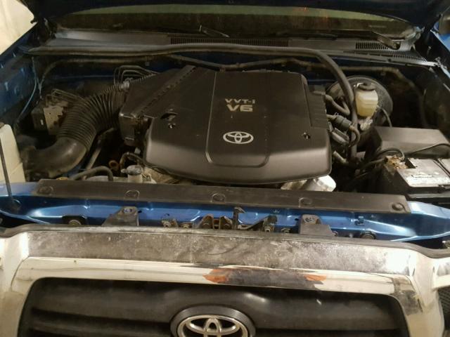 5TEUU42N65Z002512 - 2005 TOYOTA TACOMA ACC BLUE photo 7