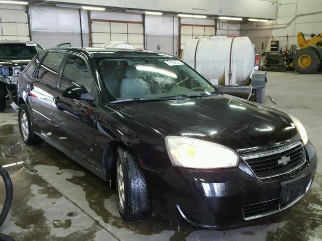 1G1ZT68N47F233199 - 2007 CHEVROLET MALIBU MAX BLACK photo 1