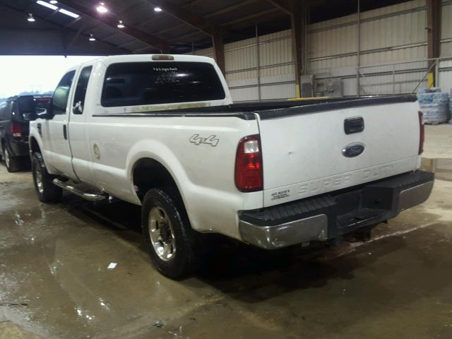 1FTSX21RX8EA40694 - 2008 FORD F250 SUPER WHITE photo 3