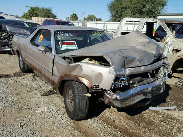 1GCCW80H6ER136197 - 1984 CHEVROLET EL CAMINO TAN photo 1