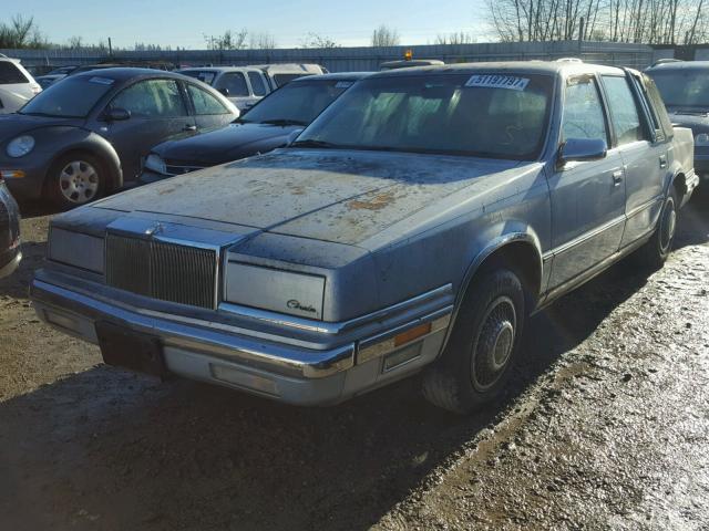 1C3XY66R4MD163124 - 1991 CHRYSLER NEW YORKER BLUE photo 2