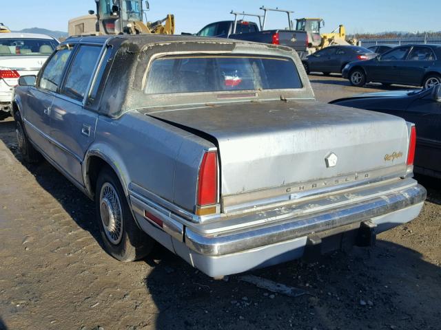 1C3XY66R4MD163124 - 1991 CHRYSLER NEW YORKER BLUE photo 3