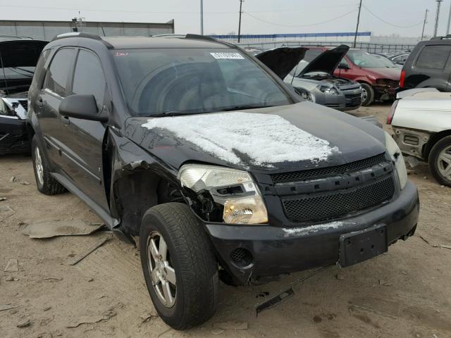 2CNDL23F376086292 - 2007 CHEVROLET EQUINOX LS BLACK photo 1