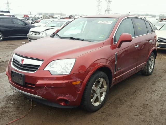 3GSCL93Z38S729203 - 2008 SATURN VUE HYBRID RED photo 2