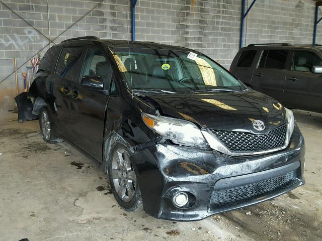 5TDXK3DC0BS166842 - 2011 TOYOTA SIENNA SPO BLACK photo 1