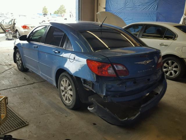 1C3LC46K57N675817 - 2007 CHRYSLER SEBRING BLUE photo 3