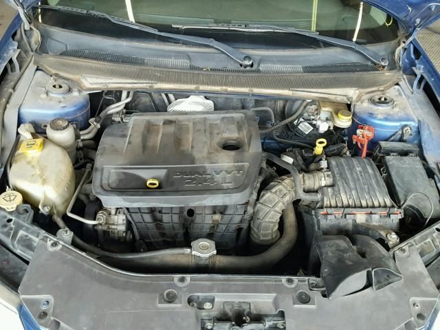 1C3LC46K57N675817 - 2007 CHRYSLER SEBRING BLUE photo 7