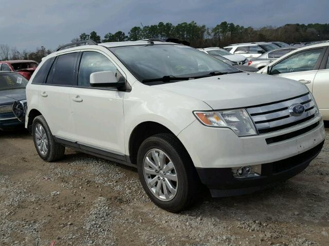 2FMDK3JC8ABA84117 - 2010 FORD EDGE SEL WHITE photo 1