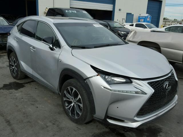 JTJYARBZXH2060512 - 2017 LEXUS NX 200T SILVER photo 1