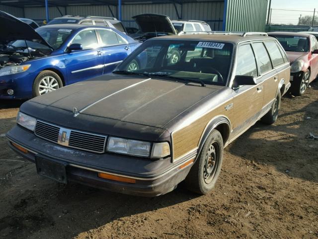 1G3AM8136HD405168 - 1987 OLDSMOBILE CUTLASS CI BROWN photo 2