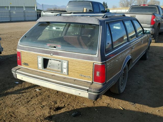 1G3AM8136HD405168 - 1987 OLDSMOBILE CUTLASS CI 棕色 照片 4