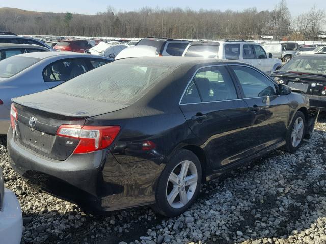 4T1BF1FK8EU347951 - 2014 TOYOTA CAMRY L BLACK photo 4