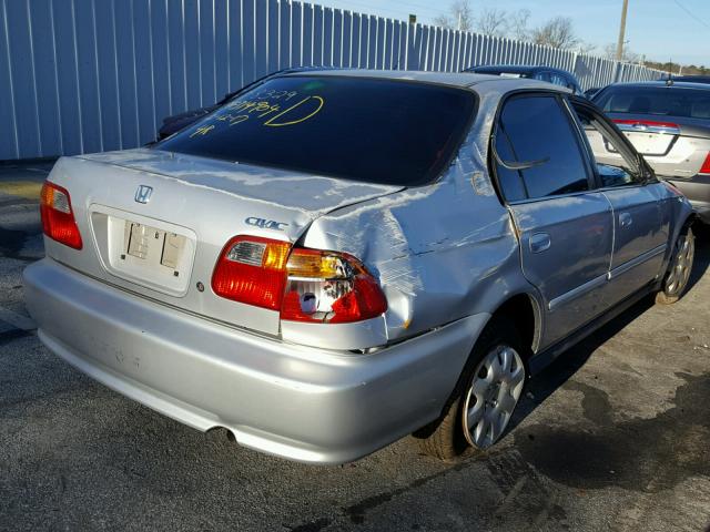 2HGEJ6614YH568329 - 2000 HONDA CIVIC BASE SILVER photo 4