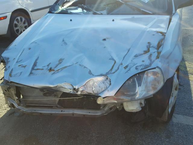 2HGEJ6614YH568329 - 2000 HONDA CIVIC BASE SILVER photo 7