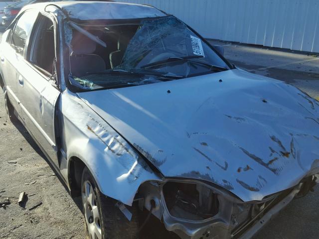 2HGEJ6614YH568329 - 2000 HONDA CIVIC BASE SILVER photo 9