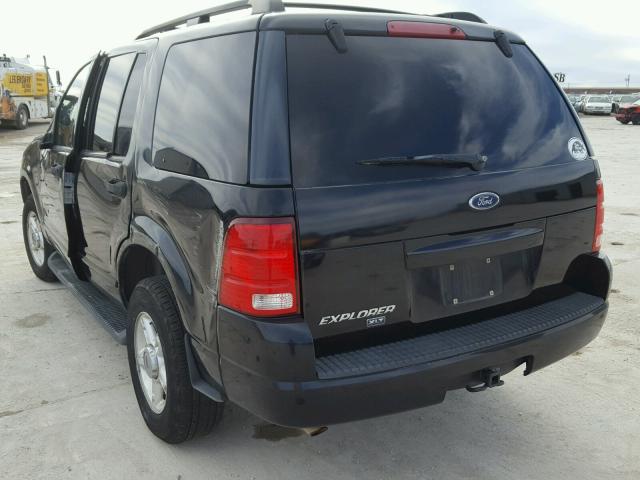 1FMZU63K34ZA10269 - 2004 FORD EXPLORER X BLACK photo 3