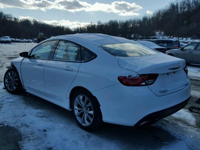 1C3CCCBB9FN757984 - 2015 CHRYSLER 200 S WHITE photo 3