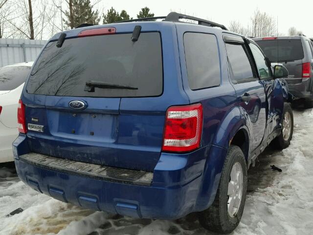 1FMCU03Z38KE07835 - 2008 FORD ESCAPE XLT BLUE photo 4