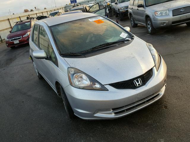 JHMGE8H34DC019893 - 2013 HONDA FIT SILVER photo 1