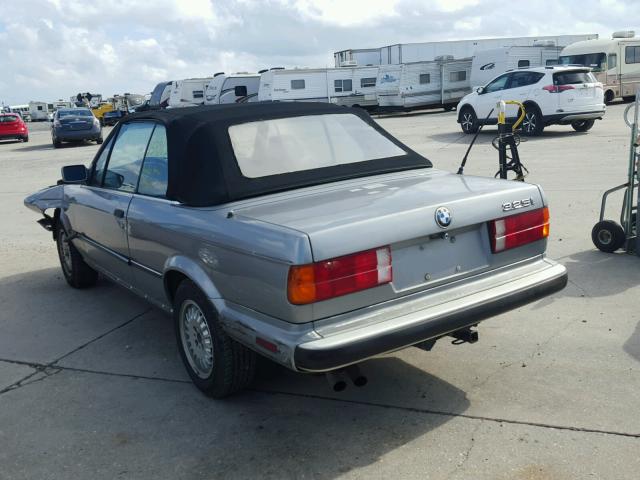 WBABB2305J8857327 - 1988 BMW 325 I AUTO SILVER photo 3