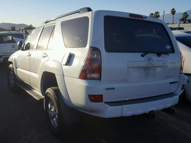 JTEZU14R250061931 - 2005 TOYOTA 4RUNNER SR WHITE photo 3