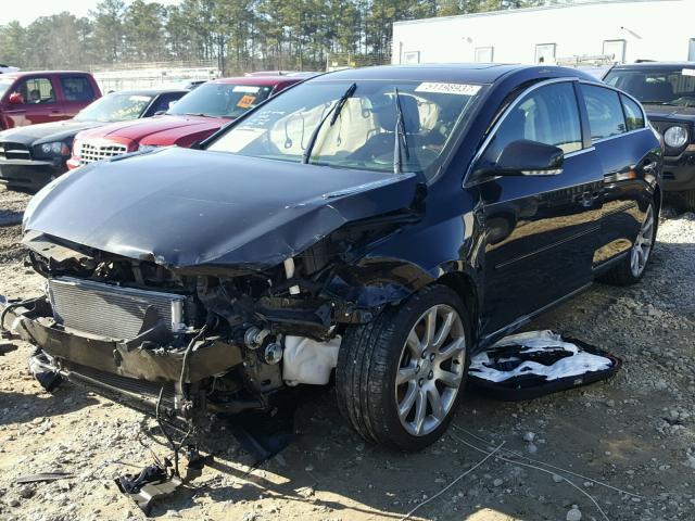 1G4GJ5E34CF317594 - 2012 BUICK LACROSSE T BLACK photo 2