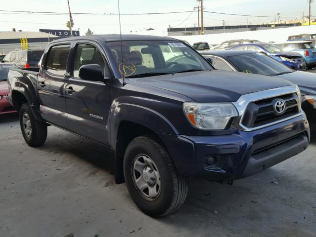 5TFJX4GN3CX012485 - 2012 TOYOTA TACOMA DOU BLUE photo 1