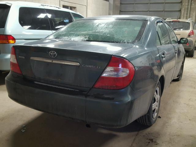 4T1BE32K62U512945 - 2002 TOYOTA CAMRY LE GREEN photo 4