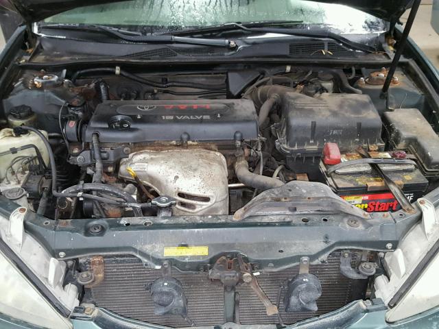 4T1BE32K62U512945 - 2002 TOYOTA CAMRY LE GREEN photo 7