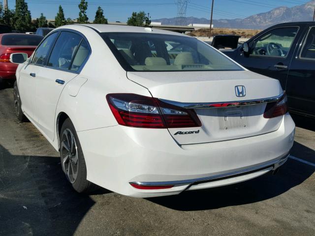 1HGCR2F91HA134107 - 2017 HONDA ACCORD EXL WHITE photo 3