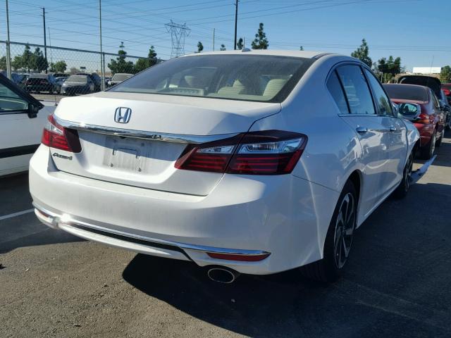 1HGCR2F91HA134107 - 2017 HONDA ACCORD EXL WHITE photo 4