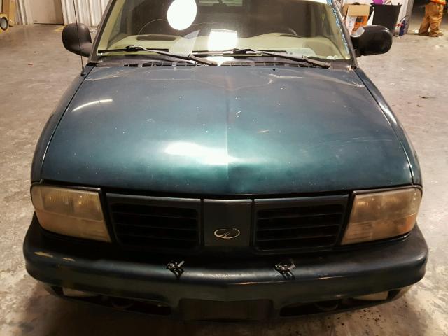 1GHDT13W5W2713885 - 1998 OLDSMOBILE BRAVADA GREEN photo 7