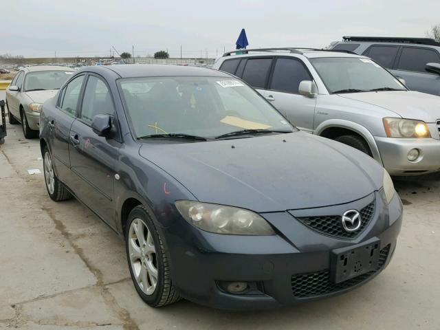 JM1BK32G081140134 - 2008 MAZDA 3 I GRAY photo 1