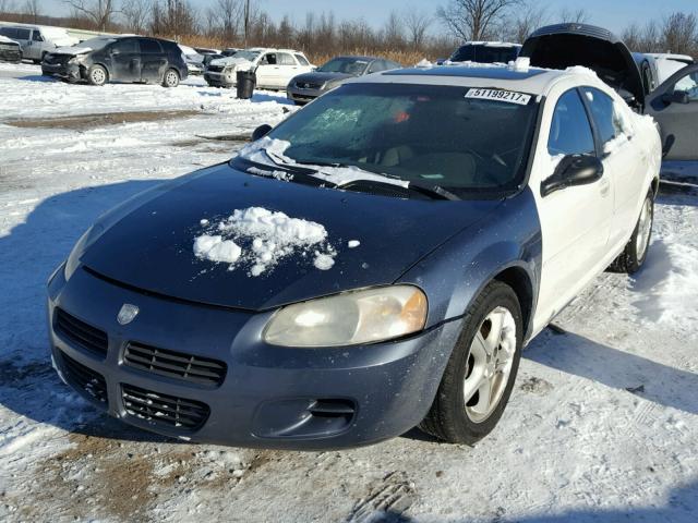 1B3EL46X24N351091 - 2004 DODGE STRATUS SX TWO TONE photo 2