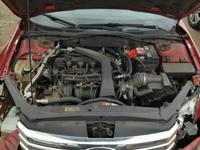 3FAHP06Z67R271794 - 2007 FORD FUSION S BURGUNDY photo 7