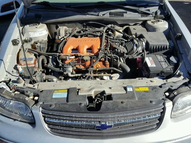 1G1ND52J5Y6229076 - 2000 CHEVROLET MALIBU SILVER photo 7