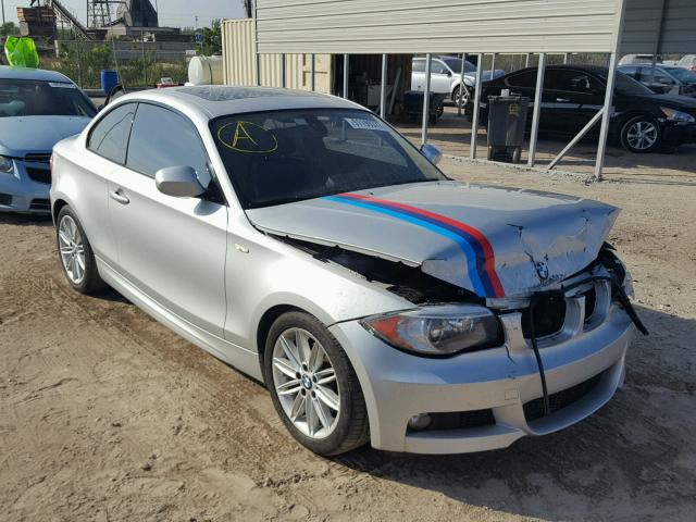 WBAUP7C59DVP25681 - 2013 BMW 128 I SILVER photo 1