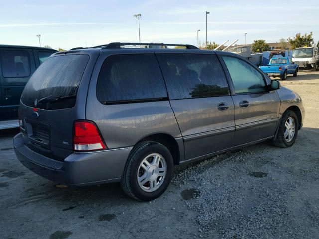 2FMZA52286BA23495 - 2006 FORD FREESTAR S BLUE photo 4