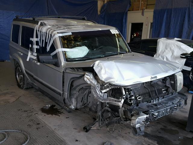 1J8HG48K78C128458 - 2008 JEEP COMMANDER SILVER photo 1